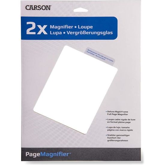 2 Loupes De Fresnel Page 3x - Lentilles Fines 180x120x0.5mm Pour Lecture