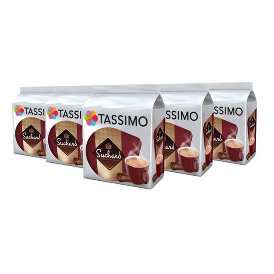 TASSIMO Chocolat Dosettes Suchard - Lot de 5 x 16 boissons - Cdiscount Au  quotidien