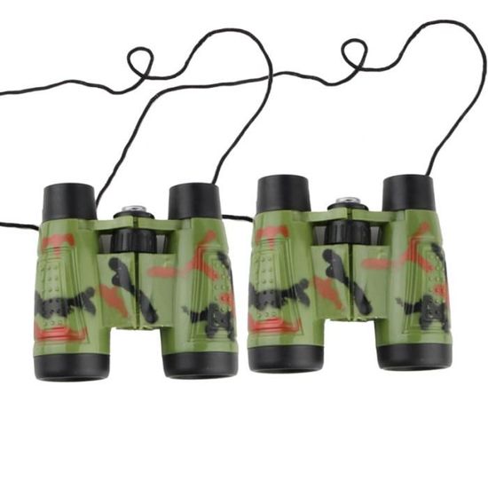 Jumelles Camouflage Pour Enfants – Longue-vue 8x30 Mm Avec Cordon De Cou – ABS Durable, Verre Acrylique – Exploration Nature, Oiseaux, Rando – Cadeau Garçon/fille Dès 3 Ans