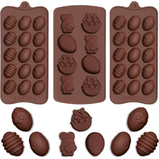 Moules En Silicone Halloween - 2 Moules Pour Chocolat, Bonbons, Gelée (Formes Cerveau Et Organes) - Résistant Chaleur - Réutilisable
