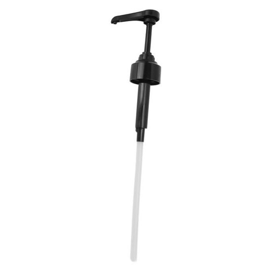 Pompe à Sirop Manuelle 10 CC | Compatible Bouchon 28/400 | Dosage Précis, Facile à Utiliser | Pour Bar, Café, Cuisine Maison (noir)