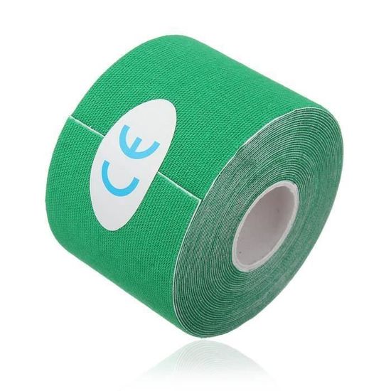 Helterfolg Nastro kinesiologico, 5 Rotolo Kinesio tape impermeabile, Taping Kinesiologico ipoallergenico, supporto muscolare, 5m x 5cm per rotolo (Azzurro Beige Nero Rosa Viola