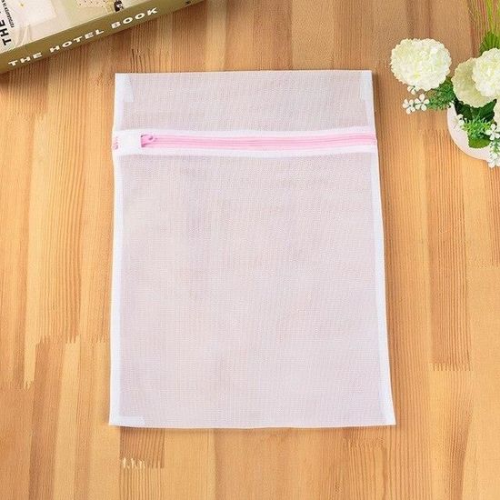 Sac à Linge Filet Protecteur 40x30 Cm - Pour Machine à Laver - Blanc - Marque SODIAL - Neuf