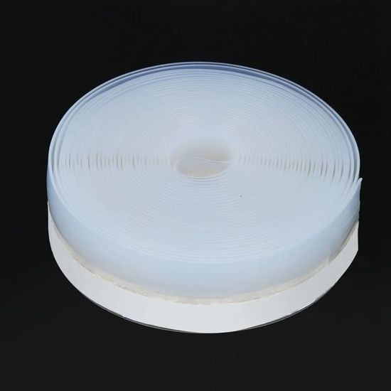 Bande De Joint Caoutchouc Silicone Auto-Adhésive Pour Porte Et Fenêtre - Étanchéité Insonorisée (Blanc)