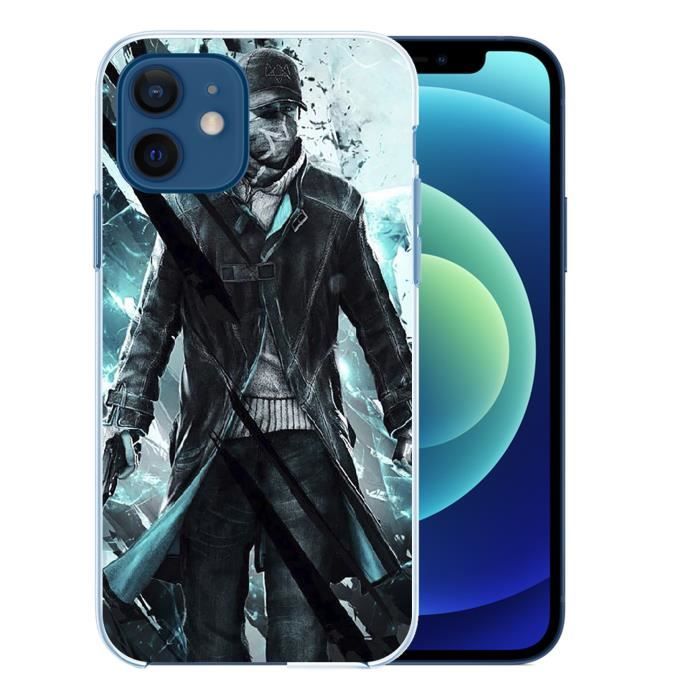 Coque pour iPhone 12 mini - Watch Dog. Accessoire telephone