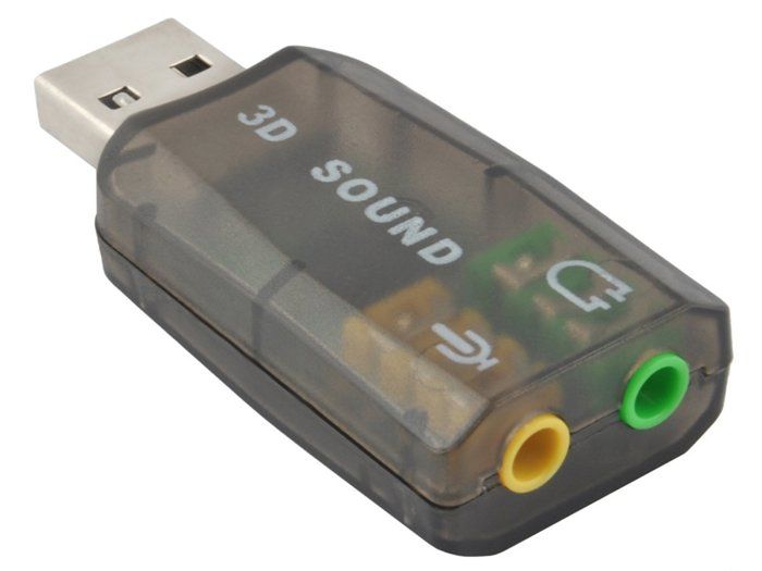 Clé USB Carte Son Externe 5.1 Audio Micro 3D