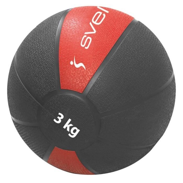 Médecine Ball 3 kg rouge