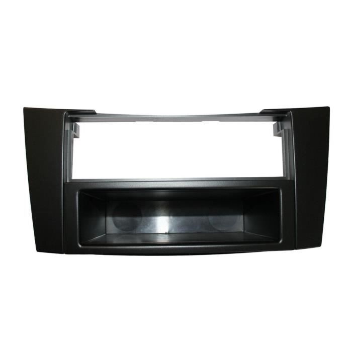 Adaptateur de façade d'autoradio simple DIN Noir Mercedes Classe E W211 2002 >