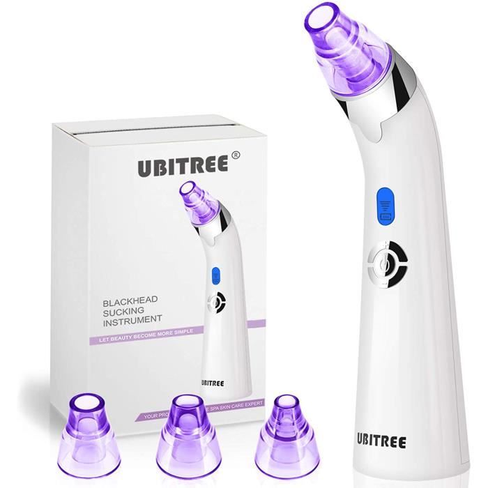 Aspirateur Point Noirs, Ubitree Extracteur Point Noir électrique Appareil Point Noir Acné Pour le Visage Pores Nez Traitement Comédo