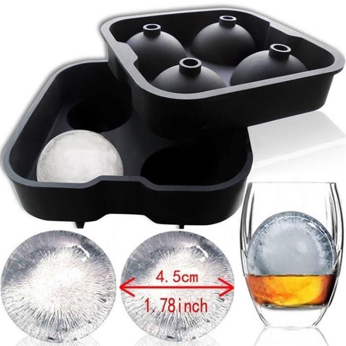 Bac à Glaçons en forme de Crane en Silicone Alimentaire Moule à Glace pour Cocktail, Whisky, & Autres Boissons