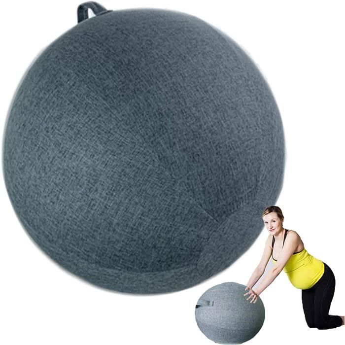 GYM BALL Swiss Ball Grossesse Couvrir Ballon Gym Tissu antidérapant Ballon Pilate pour Pilates Yoga Chaise Naissance Prot63
