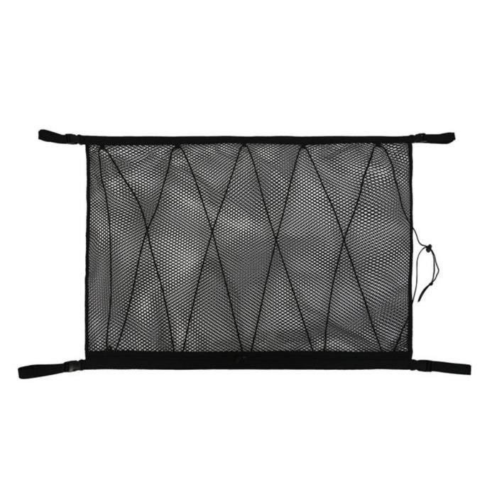 Accessoires auto intérieurs,Filet de rangement en filet pour plafond de voiture, organiseur à filet, poche, toit de - Type Black