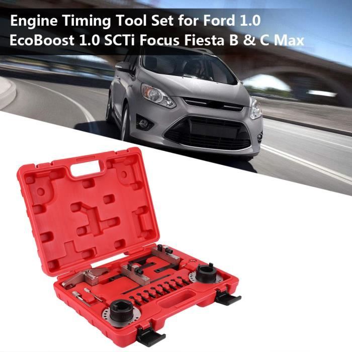 Ensemble d'outils de calage du moteur calage de l'arbre à cames pour Ford 1.0 EcoBoost 1.0 SCTi Focus Fiesta B & C Max -HB065