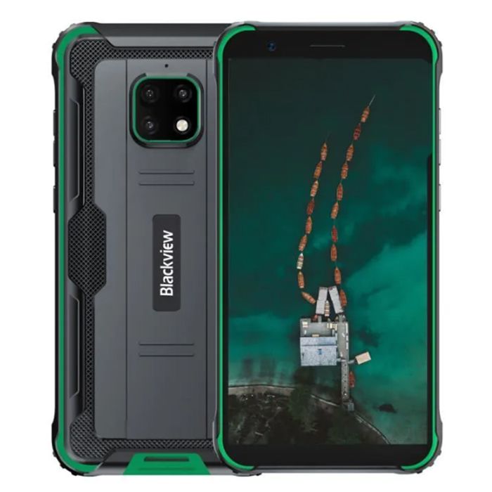 Blackview Smartphone BV4900 Pro Android 10.0 Écran 5,7 pouces 4Go + 64Go Téléphone Portable IP68 5580mAh - Vert