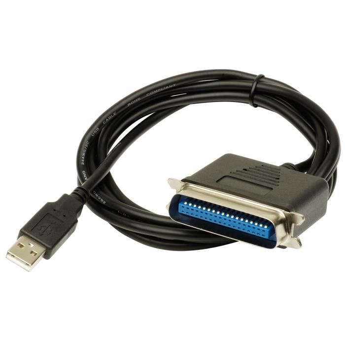MHP ® noir USB à parallèle Centronics C36 IEEE …