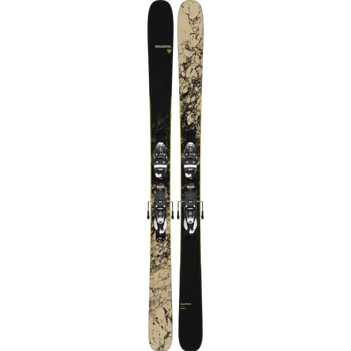 Pack De Ski Rossignol Blackops Sender Ti + Fixations Spx12 K.gw Noir Homme