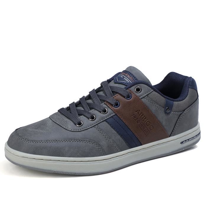ARRIGO BELLO Baskets de Ville A1010-4 Gris Doublure en maille Homme