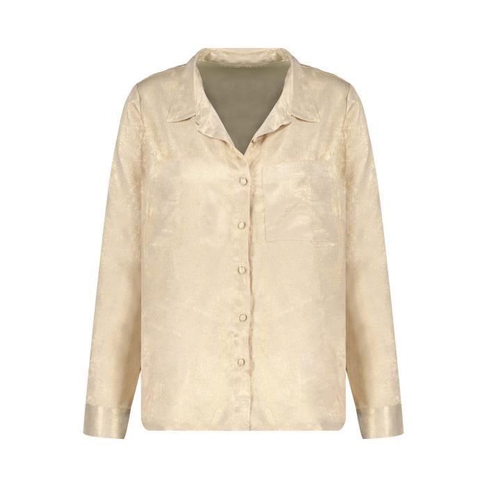 DEELUXE Chemisier satiné doré ADELINE Gold