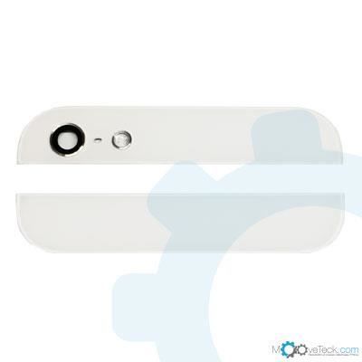 Vitres arrières haut et bas blanches pour iPhon...