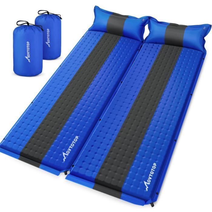 Movtotop 2 pack escalade camping mousse coussin de sommeil matelas matelas de camping - matelas gonflable camping - camp de base