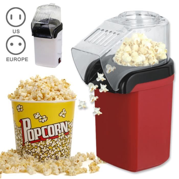 ROKOO Machine à popcorn Electrique 110V - Appareil à pop corn Rouge - Mini machine à pop-corn