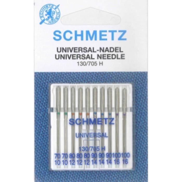 Aiguilles pour machines à coudre SCHMETZ UNIVERSAL ASSORTIES 130-705 H
