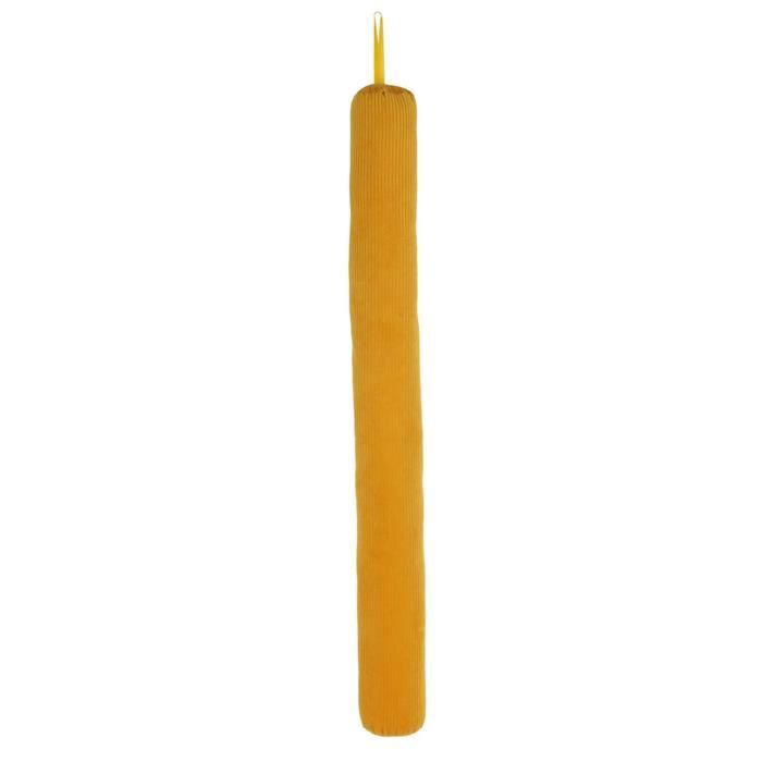 Bas de porte velours côtelé Vintage - Jaune