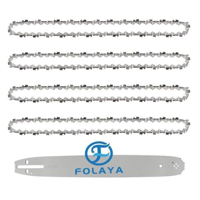 Guide De Tronçonneuse Sägenspezi 50cm 3/8" 70 Maillons 1,3mm Pour Ech Cs 5001