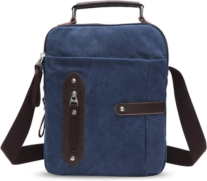 Sac Bandoulière Femme En Toile - Sac Cabas Multifonction école Travail Voyage