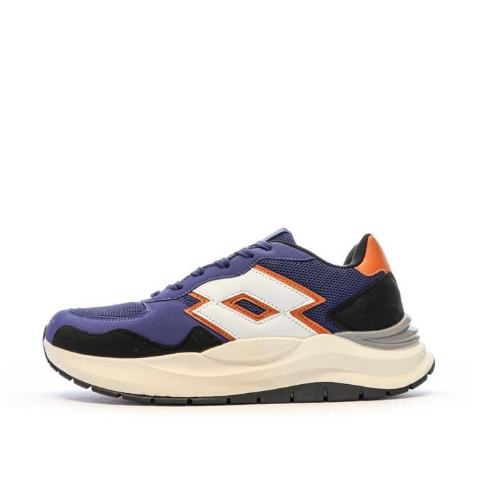 Baskets Marine/Blanches/Orange Homme Lotto Twenty6 Baskets Marine/Blanches/Orange Homme Lotto Twenty6