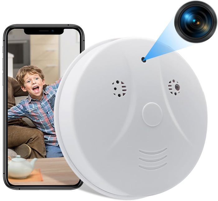 Nisanmoon 2.4/5Ghz WiFi Caméra Cachée, HD 1080P Mini Caméra