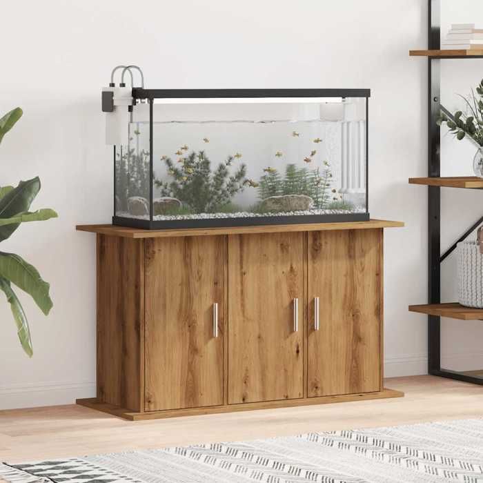 Meilleurs prix pour Elégant Support daquarium - Pieds Robustes - chêne artisanal - 101x41x58 cm - bois ingénierie &8937999