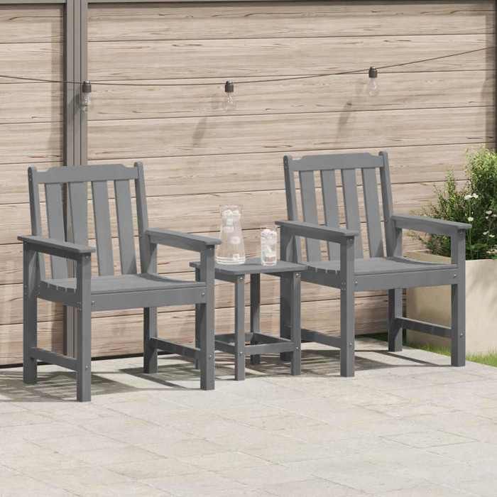 vidaXL Chaises de salle à manger 2 pcs HDPE - vue 5
