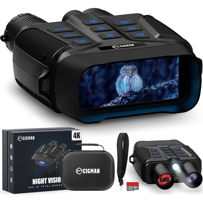 Jumelle Vision Nocturne - ALLONSCD - NV003 - WiFi 4K - Réglage Jumelle Vision Nocturne - ALLONSCD - NV003 - WiFi 4K - Réglage
