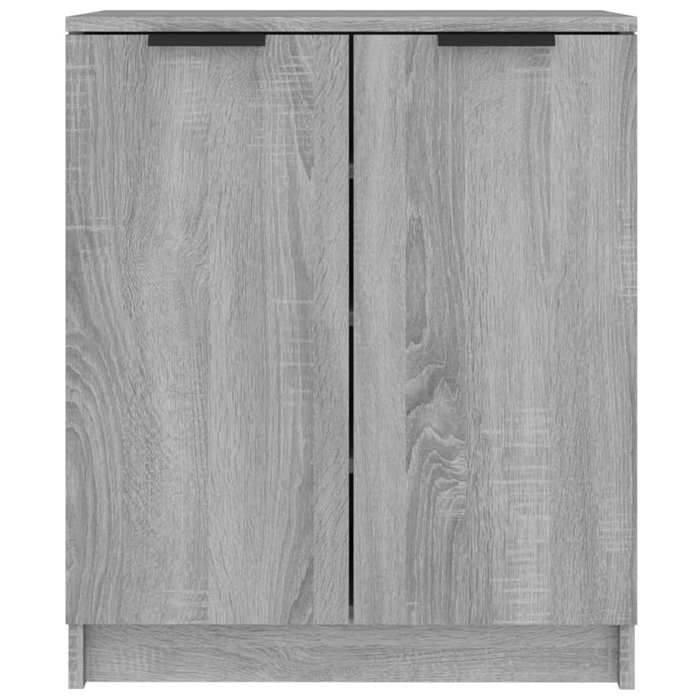 Gris Meuble à chaussures JILLS Avec rangement Sonoma gris 59x35x70 cm Bois dingénierie LV1708
