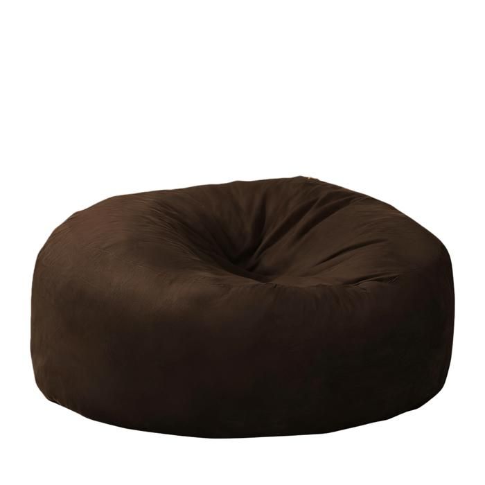 Pouf poire de 100 cm canapé pour adultes fauteuil de lecture doux et confortable convient aux chambres balcons - marron
