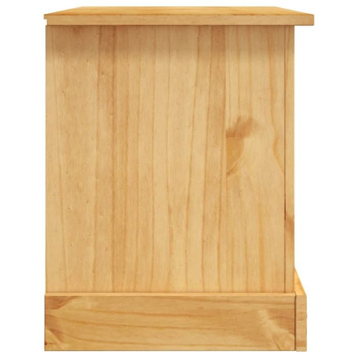 Elégant Cabinet Télé de Salon Brun - Meuble TV Gamme Corona pin mexicain 91x43x56cm PRO4107466263975