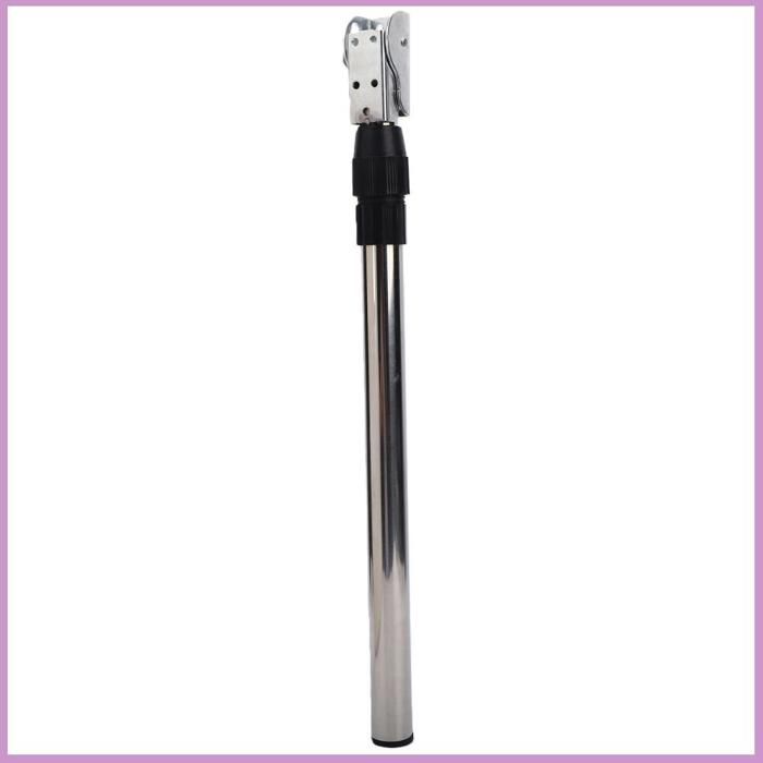 Pied de table pliant en acier inoxydable hauteur réglable de 470 à 710 mm/185 à 28 pouces diamètre de pied de 28 mm/11 pouces