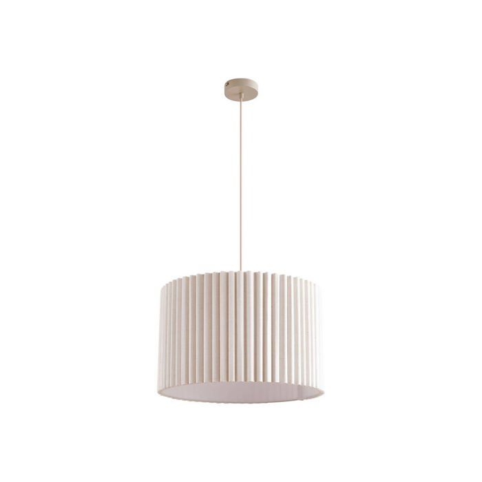 Suspension - Lindby - lampe suspendue - Tissu textile - crème