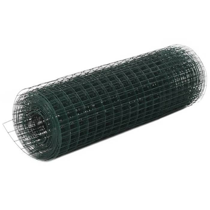 Grillage - vidaXL - acier - vert - 10 x 0 5 m@hou55l Grillage - vidaXL - acier - vert - 10 x 0 5 m@hou55l