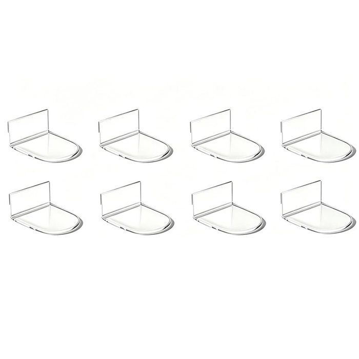 Lot 8 Petites Étagères DExposition en Acrylique 5 cm (2 Pouces) pour Figurines pour Funko Pop Décoration Murale Flottante pour