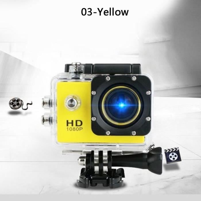 Caméra sport étanche WiFi 2 pouces Full HD 1080p 170° argent