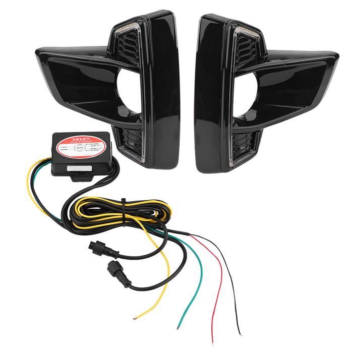 Barre De Phares Avec Clignotants Pour Yamaha V Star 650 à 1300 - Noir Mat - 12V - Neuf
