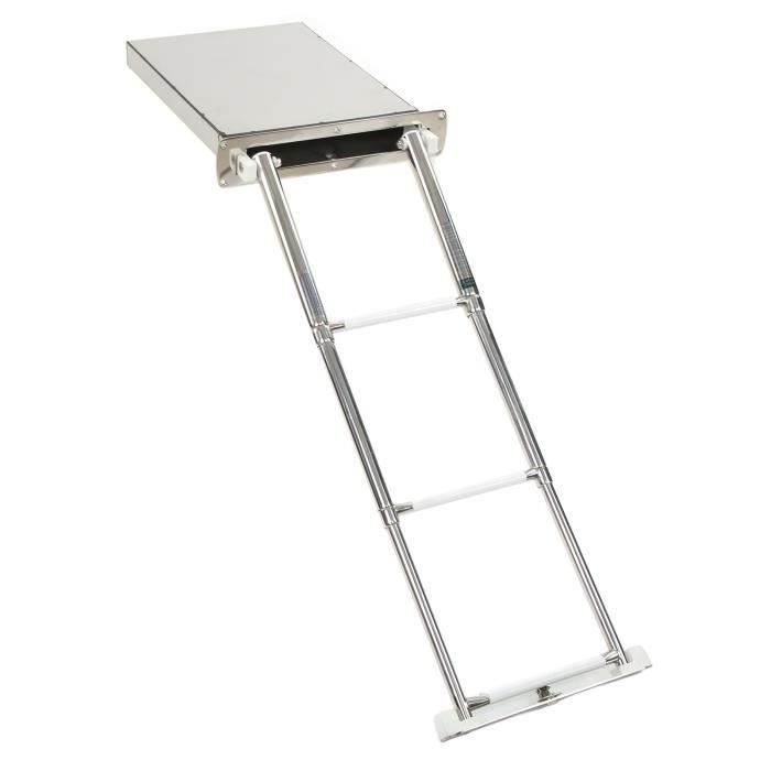 Support D'échelle Bateau Marine City – Inox 304 – Vertical (3,75 X 2,5)