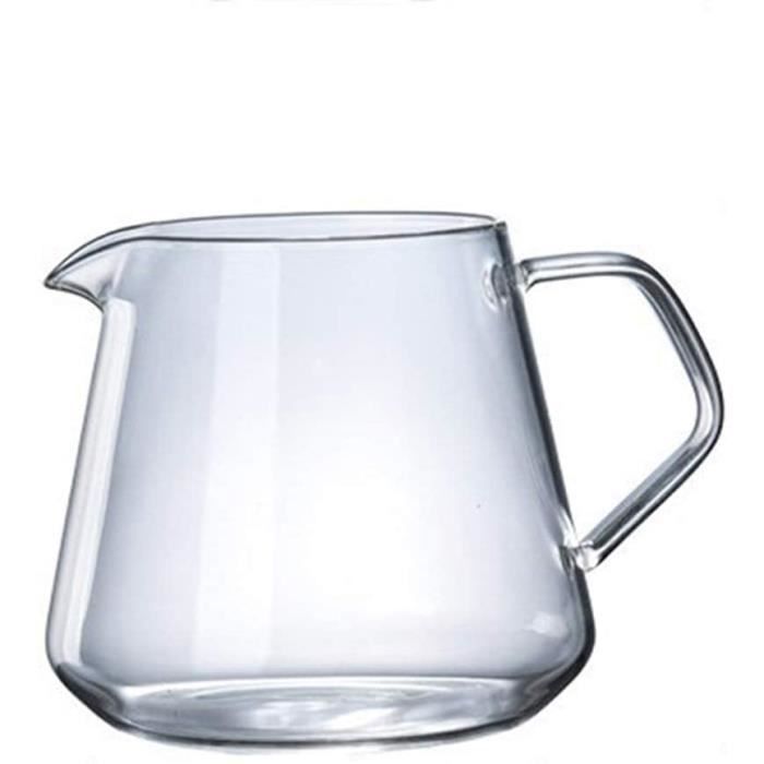Pichet Melitta Verre Melitta - Pichet En Verre Borosilicate 1 Litre - Résistant Chaleur - Micro-ondes Et Lave-Vaisselle - Élégant Pichet Café Thé