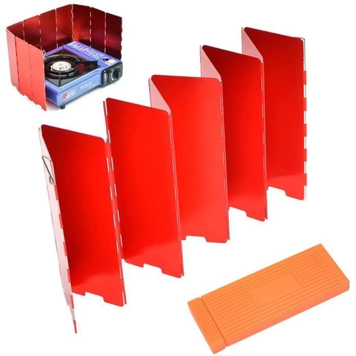 Pare-brise Pliable Pour Réchaud De Camping – Inox Léger – Protection Cuisson