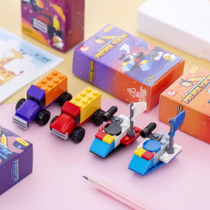 Taille-Crayon Kawaii Jaune Forme Livre + Gomme Dessin Animé – Accessoire Scolaire Mignon Étudiants & Cadeau
