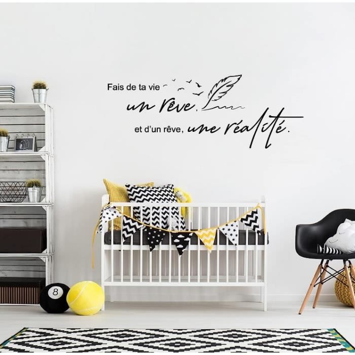 Autocollant Mural Déco Citation 'One Great Way' - Sticker Art Moderne Pour Chambre, Neuf Sous Blister, Marque JustStickIt