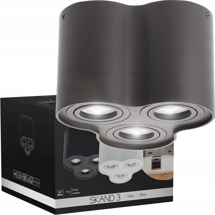 Mce457 Plafonnier Encastré Avec Douille Gu5.3 Mr16 Pour Ampoules Led Et