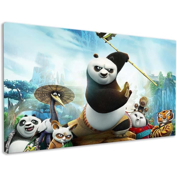 Kung Fu Panda Movie Personnages Principaux Du Film Po Tigresse Master Shifu Tai Lung Monkey